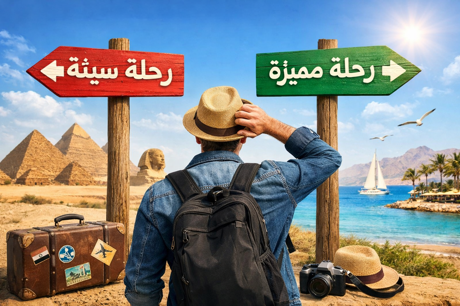 كيف تختار شركة سياحة موثوقة في مصر؟ (دليل المسافر الذكي)
